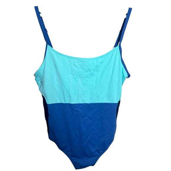 L.L. Bean Sunblocking Swimwear 18R Swimwear Scoopneck Tanksuit - Picture 1 of 5